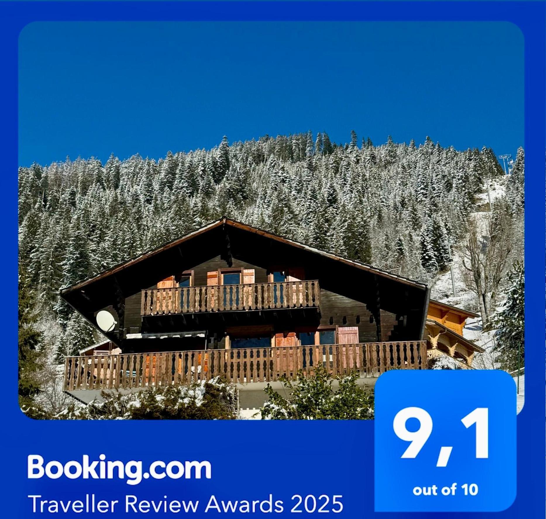 Charming, Cosy Chalet Nestled In A Breathtaking Surrounding With Spectacular, Stunning Mountain Views Ла-Шапель-д'Абонданс Екстер'єр фото